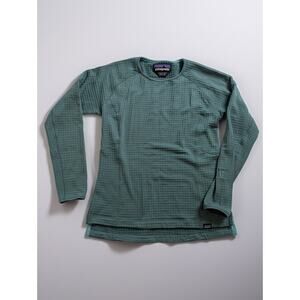 Patagonia R1 Crew Polartec Regulator Thermal Pullover 40065 Womens S Green
